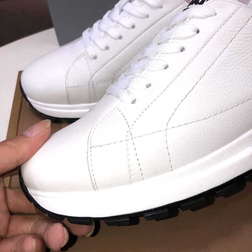 PRADA White Low-Top Sneakers — detail