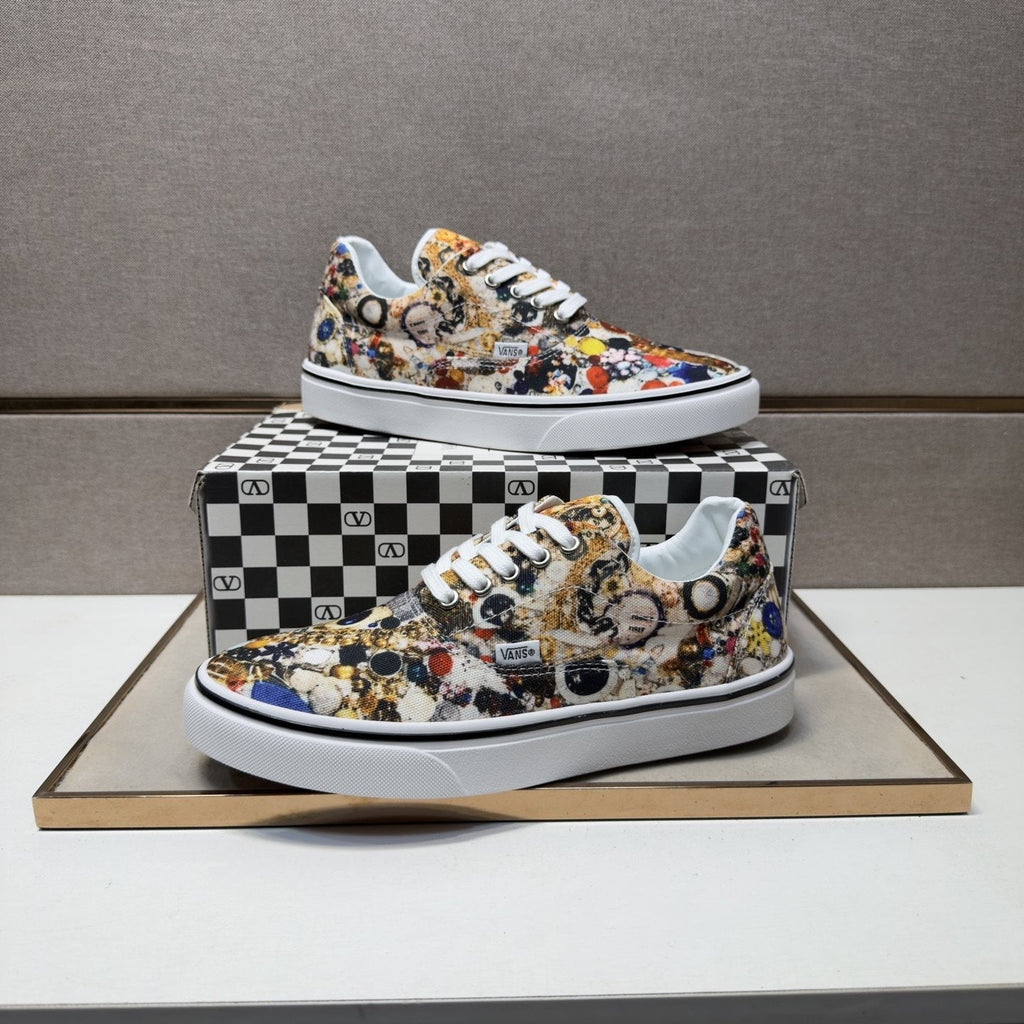 Vans Floral Print Low-Top Sneakers — front