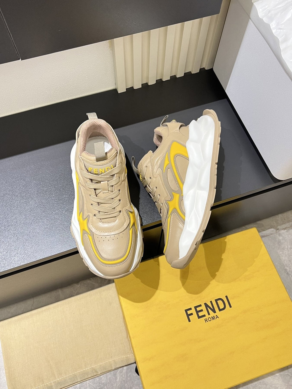 Fendi Flow Low-Top Sneakers — side