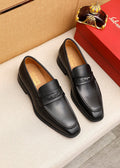 Ferragamo Leather Bit Loafers — hero