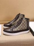 Gucci GG-Pattern High-Top Sneakers — hero