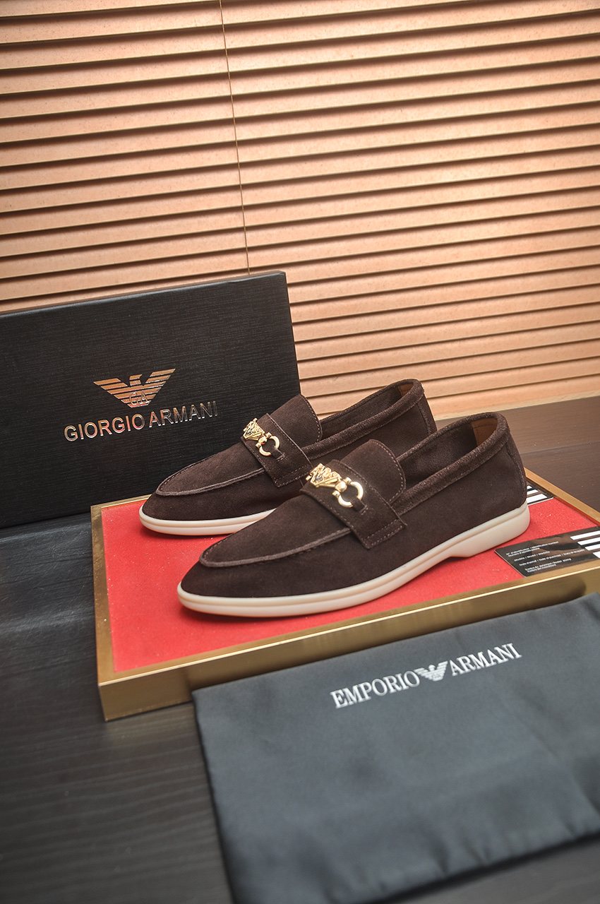 Armani Horsebit Slip-On Loafers — hero