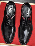Gucci Polished Lace-Up Dress Shoes — hero