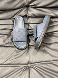 Louis Vuitton Woven Strap Slide Sandals — hero