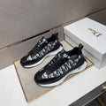 Dior Patterned Panel Sneakers — front