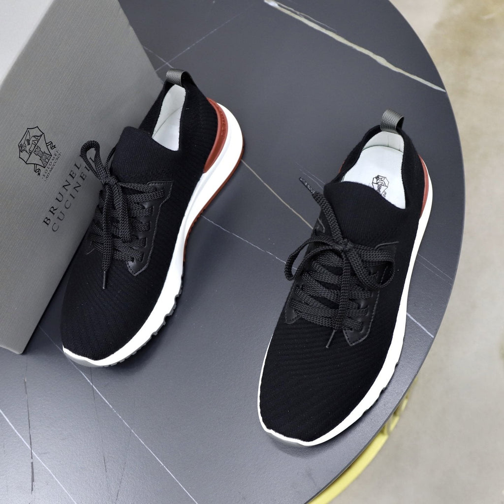 Brunello Cucinelli Textured Low-Top Sneakers — front