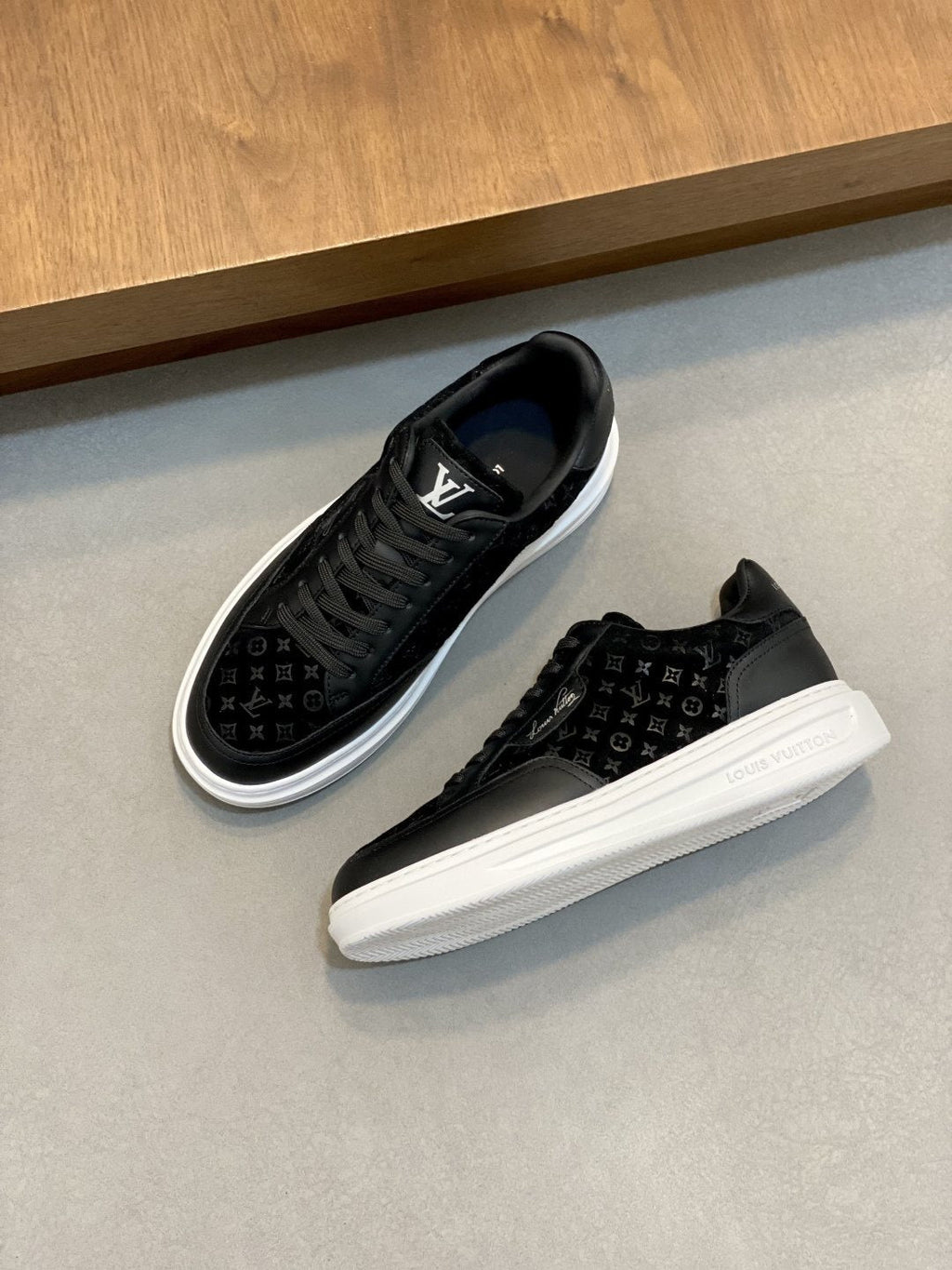 Louis Vuitton Monogram Low-Top Sneakers — front