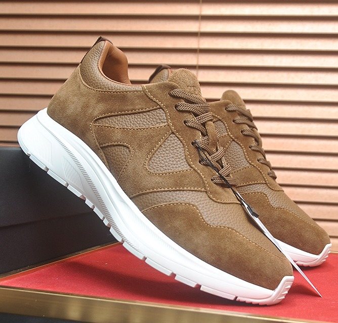 ZEGNA Low-Top Panel Sneakers — front