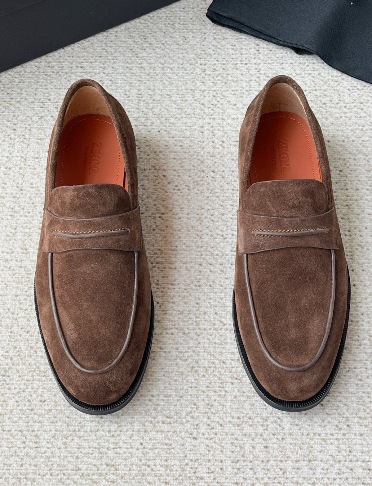 Zegna Penny Loafers — front