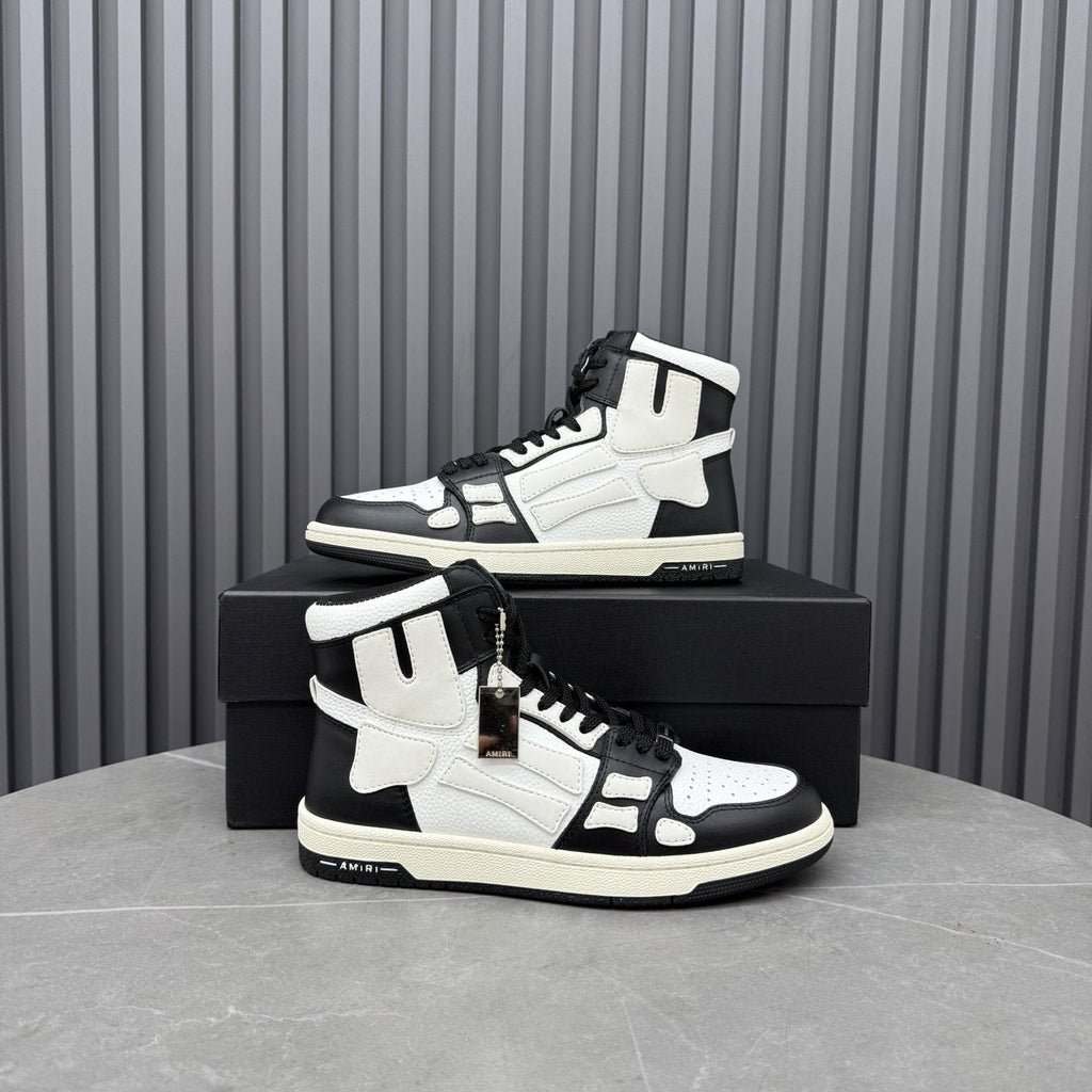 AMIRI Two-Tone High-Top Sneakers — side