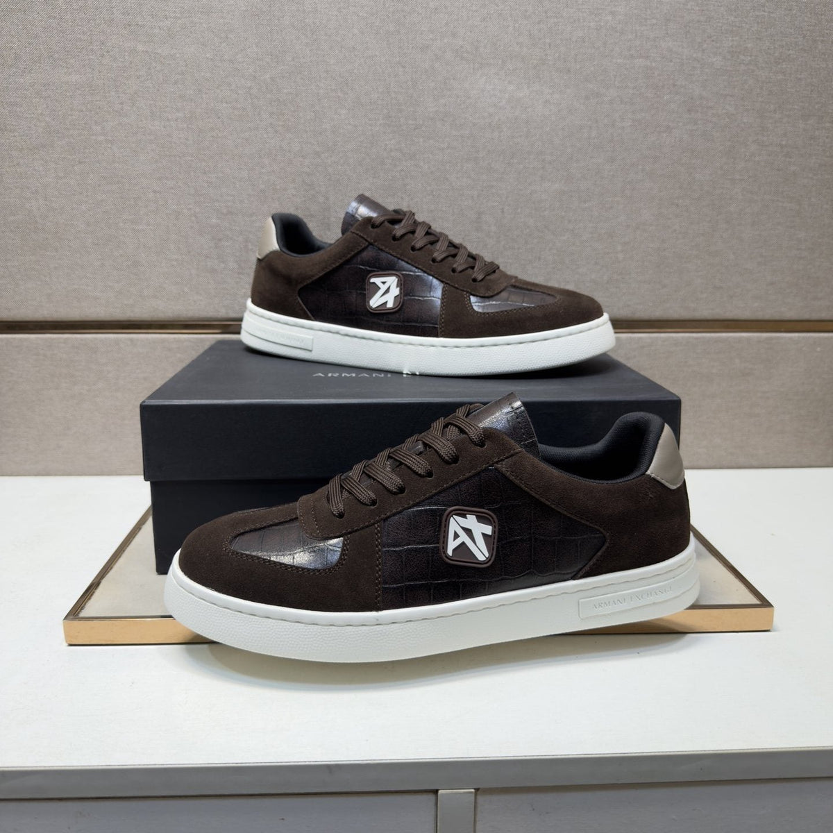 Armani Exchange Low-Top Sneakers — front