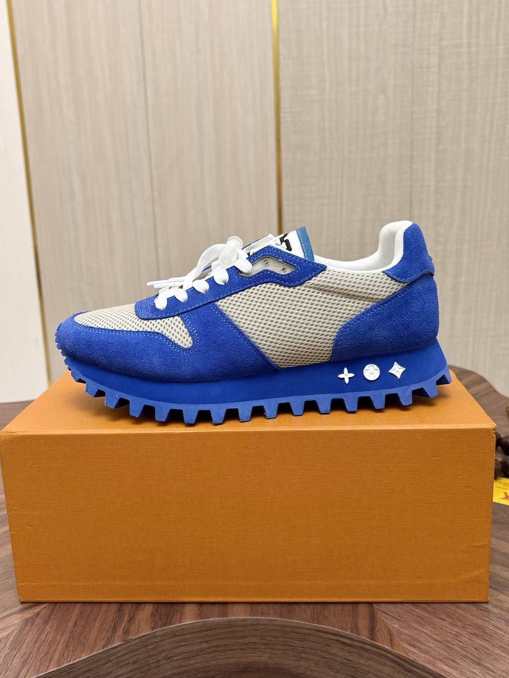 Louis Vuitton Color-Block Low-Top Sneakers — side