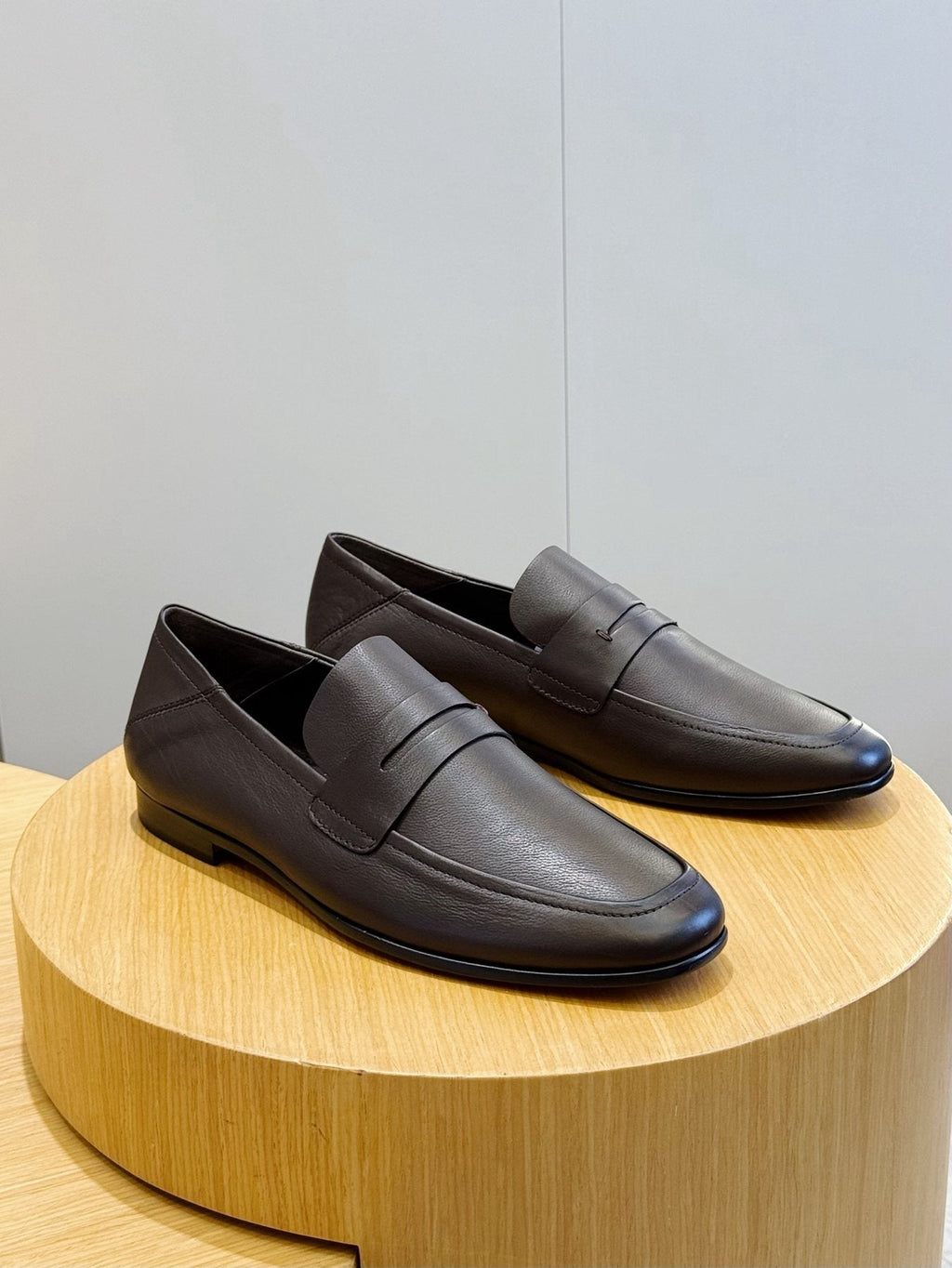 Ermenegildo Zegna Moccasin Penny Loafers — front