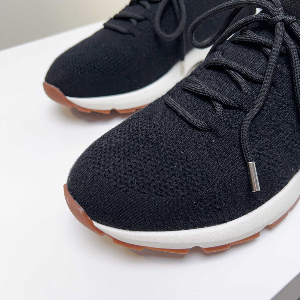 Dior Knit Lace-Up Sneakers — detail