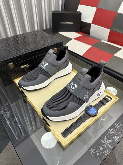Armani EA7 Mesh Slip-On Sneakers — hero