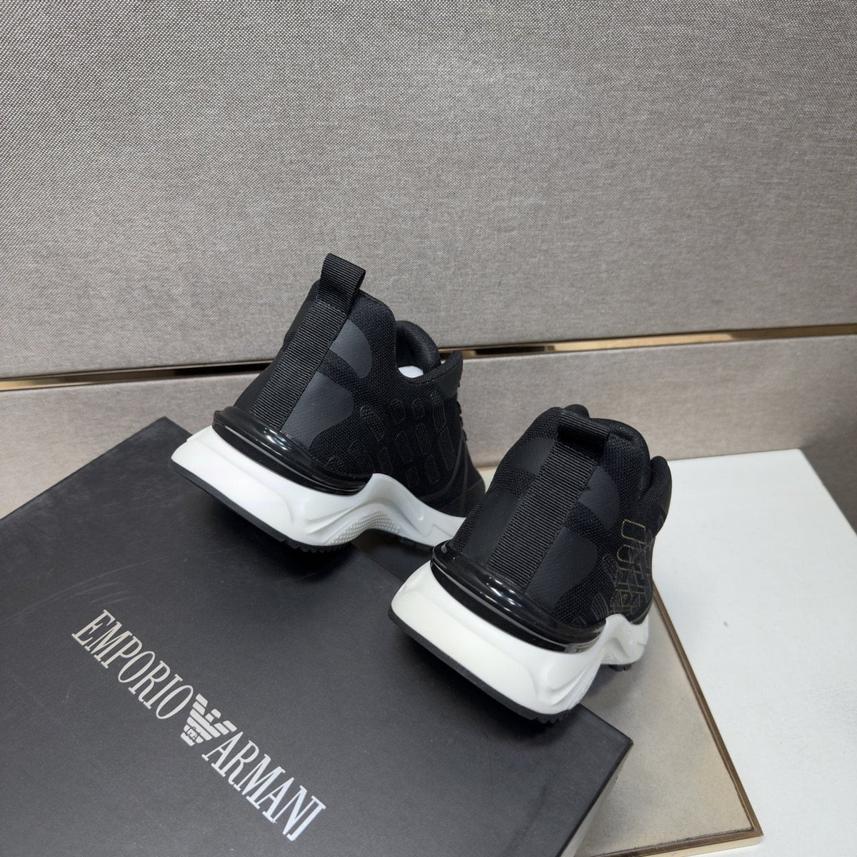Emporio Armani Men’s Low-Top Sneakers — back