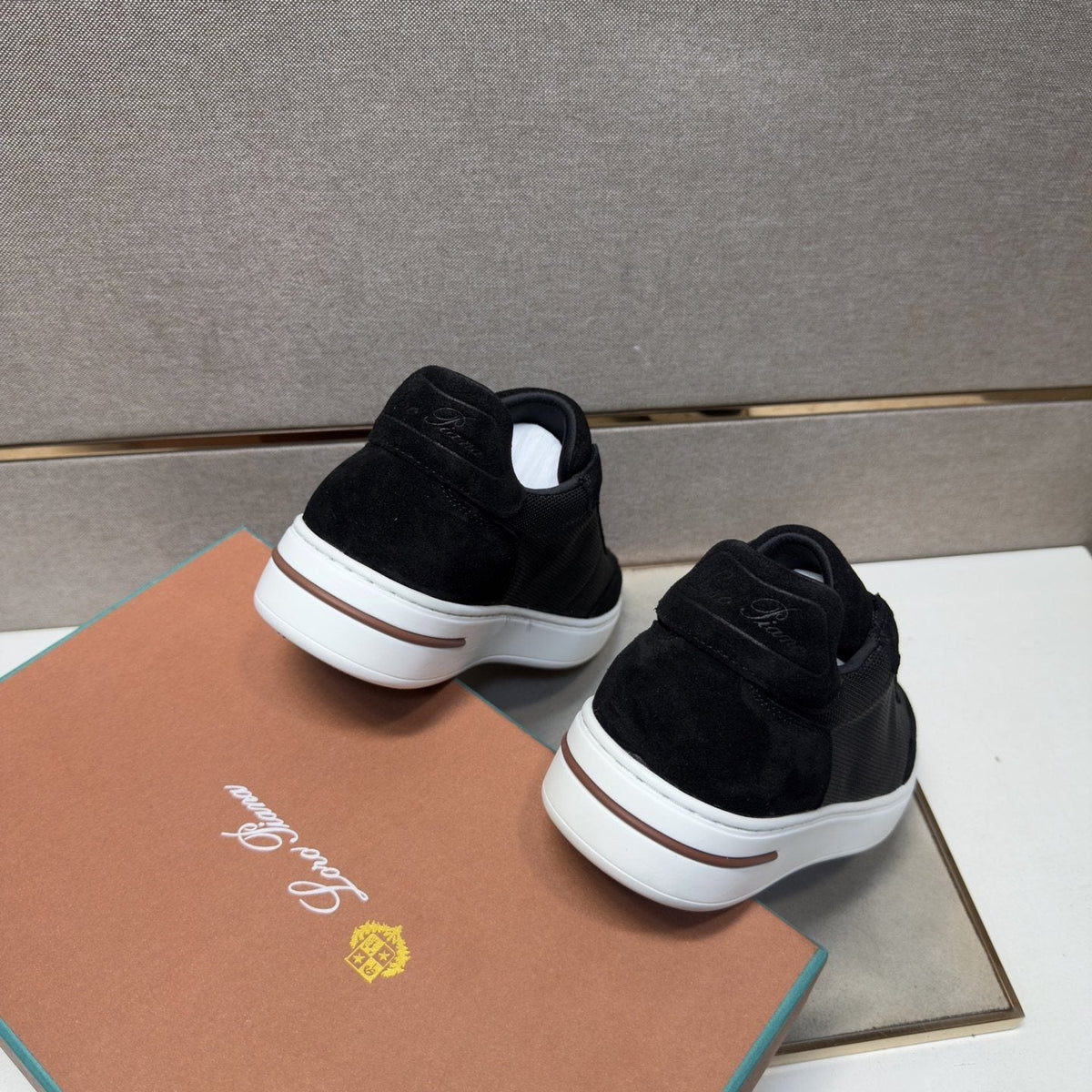 Loro Piana Mesh Low-Top Sneakers — back