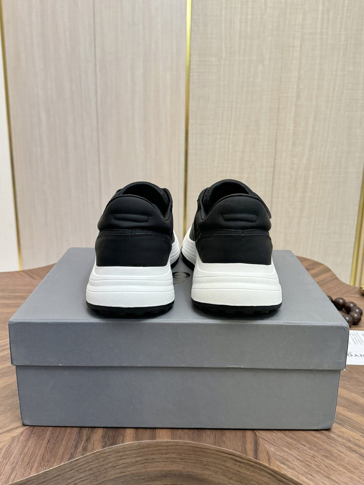 Hogan Black Low-Top Sneakers — back
